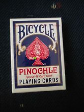 NEW NIP Bicycle Pinochle Special 48-Card Deck Blue Playing Cards picture