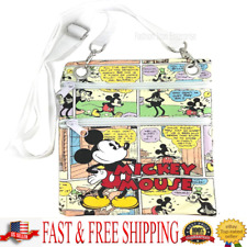 Disney Passport Bag Comic Mickey Mouse Passport Bag White Original picture