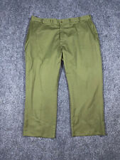 Vtg Boy Scouts Of America Uniform Pants Size 44 Waist 44 Olive Green Cargos picture