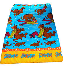 Cartoon Network Scooby Doo 1998 90s Blanket Comforter Bedding Twin Vintage Rare picture