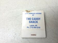 The Caddy Shack Rock And Dance Lublin Wisconsin Vintage Advertising Matchbook picture