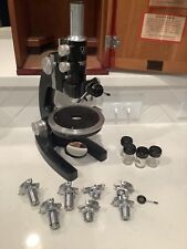 bausch lomb microscope Vintage Must See Quick Release Objectives picture