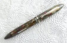 1930's Sheaffer Balance Fountain Pen Red Veined Celluloid & 14k Nib (WORKS) picture