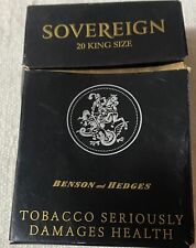 Vintage Sovereign Benson and Hedges Cigarette Cigarettes Cigarette Paper Box picture