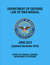 1,236 pg. DOD LAW OF WAR MANUAL - UPDATED + CONFLICT / ETHICS BONUSES on Data CD picture