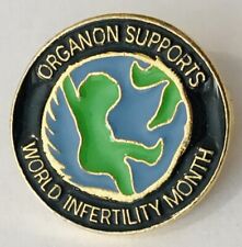 Organon Supports World Infertility Month Charity Pin Badge Rare Vintage (A5) picture