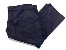 Vintage 1970s US Navy USN Dark Blue Utility Trousers 50 X-Long picture