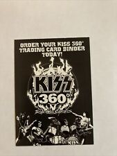 2009 Press Pass”KISS” 360 Album Order Card -SCARCE picture