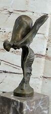 SPIRIT OF ECSTASY ROLLS ROYCE Handcrafted Art Bronze Sculpture Statue Figure NR picture