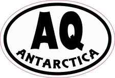 3X2 Oval AQ Antarctica Sticker Vinyl Cup Decals Stickers Bumper Vehicle Decal picture