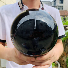 10LB natural obsidian Quartz sphere Crystal polished Ball Healing home decor picture