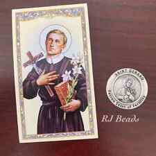 Saint Gerard Patron of Fertility Miscarriages Childbirth Pregnancy Token + Card picture