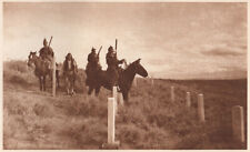 THE VANISHING RACE - CUSTER SCOUTS - 1914 PHOTOGRAVURE  picture