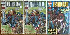 DEATH'S HEAD II, MARVEL COMICS, 1992, Lot #1, 3,  QTY: 3 TOTAL, VERY GOOD picture