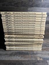 VINTAGE DISNEY'S WONDERFUL WORLD OF KNOWLEDGE 1973 VOLUMES 1 - 20 picture