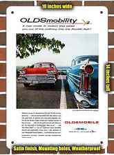Metal Sign - 1958 Olds Super 88 Passing - 10x14 inches picture