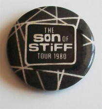 STIFF RECORDS Pinback UK Son Of Stiff Tour 1980 Vintage Badge Button Costello picture