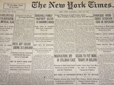 1921 MAY 28 NEW YORK TIMES - FRICK ART VALUES SHRINK $17,000,000 - NT 7855 picture
