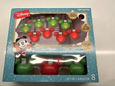 Disney Christmas Mickey Mouse Singing Projection 8 Ct Musical Light String Video picture