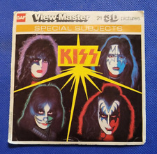 VINTAGE gaf K71 KISS Rock Music Band Special view-master 3 Reels Packet SEPIA picture