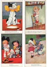 MAC ARTIST SIGNED CHILDREN COMIC 48 Vintage Postcards ALL DIFFERENT (L3205) picture