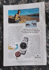 1994 print ad-Rolex Oyster Perpetual Explorer-George Schaller-Tibetan Plateau- picture