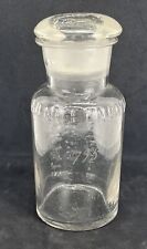 Vintage FR Bayer Company Glass Bottle 5” Tall W/ added glass stopper Phenacetin picture