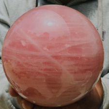 10.0lb Lovely Large Beautiful Rose Quartz Pink Crystal Sphere Healing Specimen picture