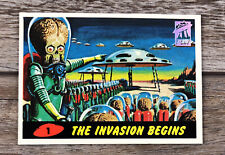 1994 Topps Mars Attacks Deluxe Reissue #1 The Invasion Begins - 1st Day picture