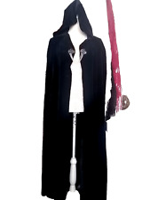 Pagan Witches Ritual Hooded Velvet Cape Antique, Historical Item, free size picture