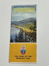 Facts About Canada's Yukon Territory Vintage Travel Brochure Map picture