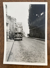 1940s Tangier Morocco Street Scene People Cars Buildings Travel Real Photo P4p13 picture