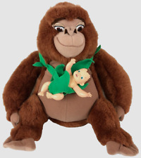 1998 Mattel Disney Kala Heartbeat Monkey Ape Tarzan With Baby Working Plush picture