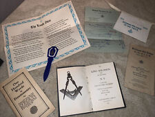 1944 Richmond Hill lodge￼ NO 892-Free-Masonry Book Masonic Signs & Oaths picture