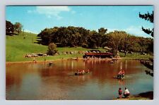 Wheeling WV-West Virginia, Oglebay Park, Schenk Lake, Vintage Souvenir Postcard picture