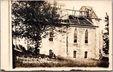 1912 CONCORDIA, Kansas RPPC Photo Postcard PRESBYTERIAN CHURCH Tornado Disaster picture