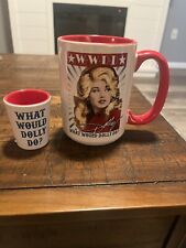 What Would Dolly Do Coffee Mug And Shot Glass , Dolly Parton Fan Fun picture