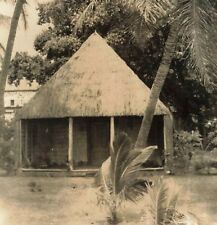 c1935 RPPC Grass Hut House Hawaii Real Photo P294 picture