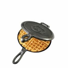 Rome 6 1/2 inch Cast Iron Waffle Maker. Heavy Duty Original & Old Fashioned picture