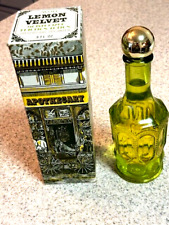 Vintage 70's AVON glass apothecary decanter bottle full 8oz. picture