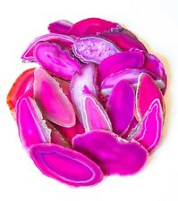 Pink Agate Slices: 2.5-3.75