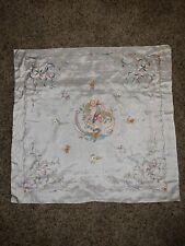 Japanese Antique Silk Embroided Artwork 26”L 22”W picture