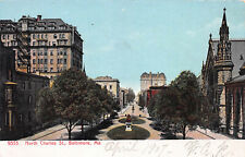 North Charles St., Baltimore, Maryland, 1907 Postcard, Undivided Back, Unused picture
