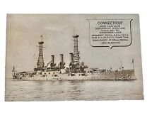 Vintage Connecticut Postcard Battleship Series No. 1 picture