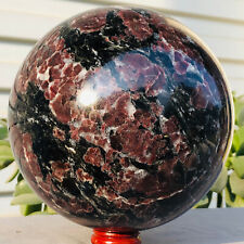 7.96lb Natural Fireworks Garnet Quartz Crystal Healing Ball Sphere Healing picture