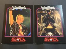 Judas Priest 1991 Mega Metal Lot Of 2- Rob Halford-1991 Impel picture