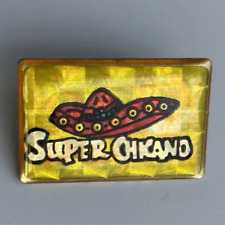 Super Chicano Sombrero Mexican American Culture Hispanic Humor Vtg Hat Lapel Pin picture
