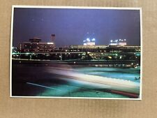 Postcard Florida FL Tampa International Airport Terminal Night Vintage PC picture