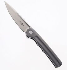 TwoSun TS89-M390 Frame Lock Folding Knife Titanium Handle Plain M390 Blade picture