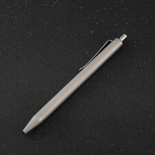 New Titanium Alloy Push Button Ballpoint Mechanical Gel Business Stationery Pen picture